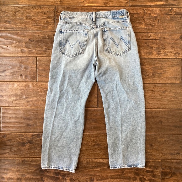 Mother Superior The Ditcher Crop Denim Jeans Leap At The Chance sz 27 - Picture 2 of 13